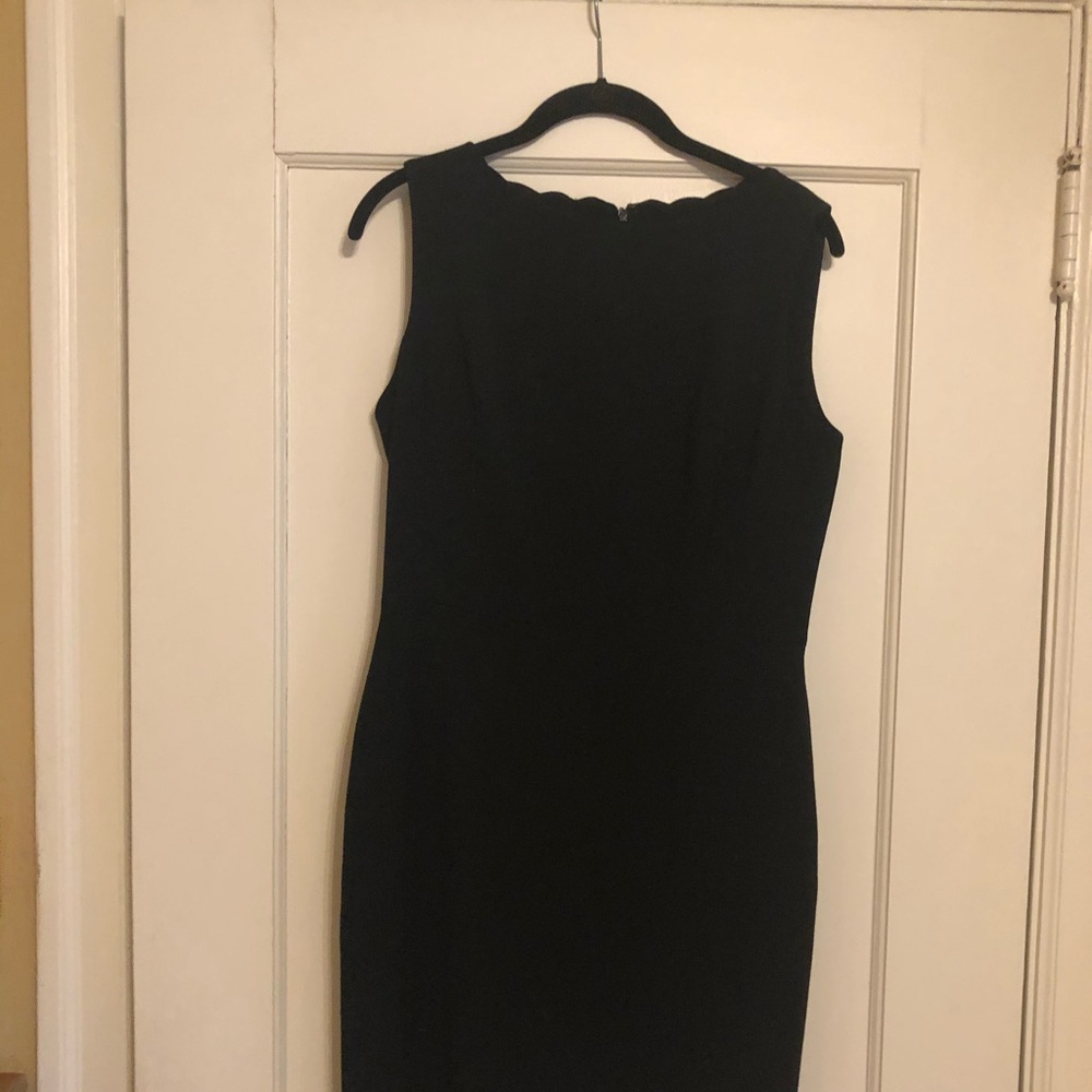 Ellie Tahari scalloped sheath dress and blazer